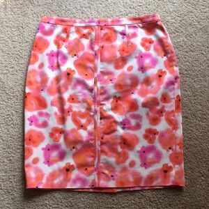 Ann Taylor Floral Pencil skirt